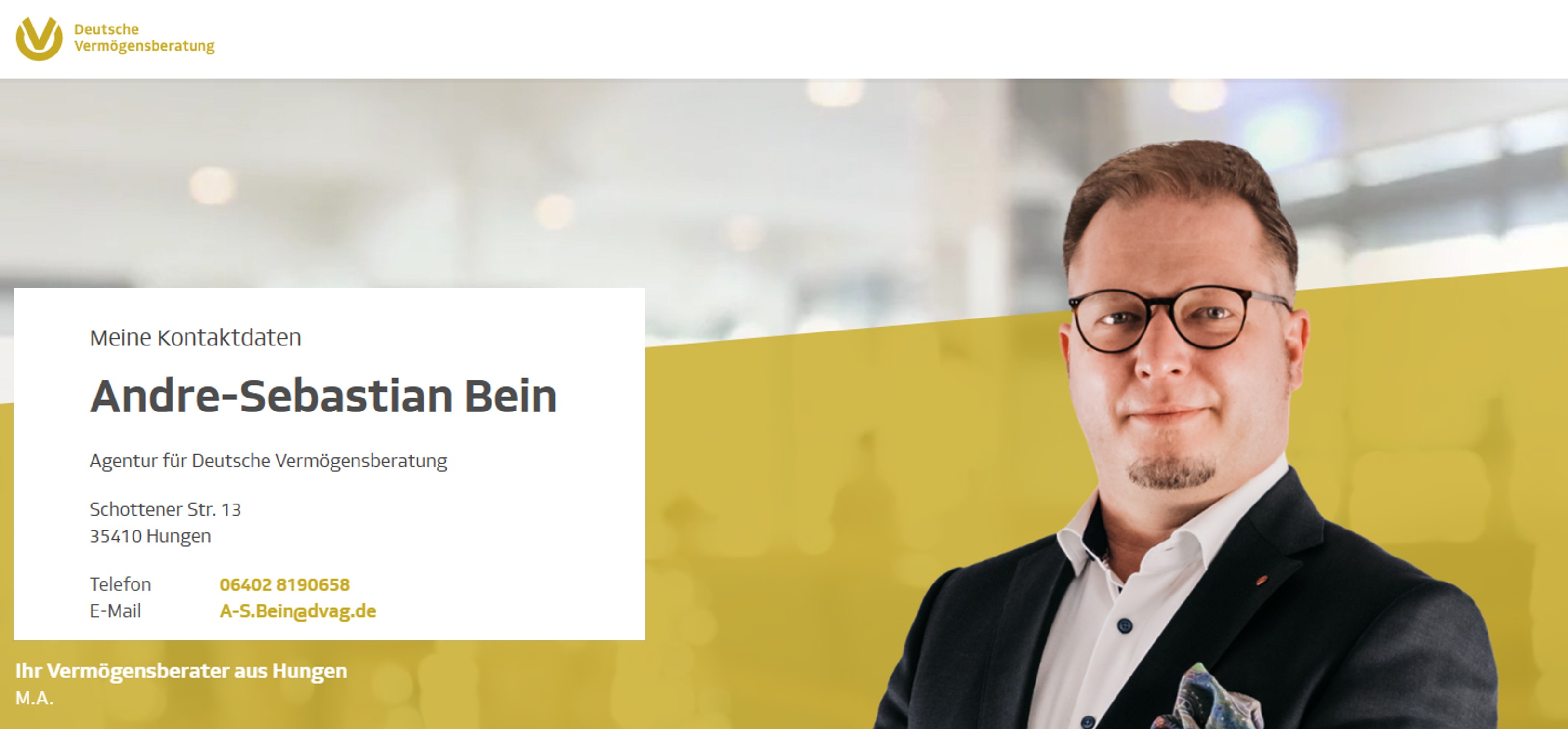 Andre-Sebastian Bein - Deutsche Vermögensberatung